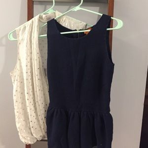 Loft top/ Blue Tank