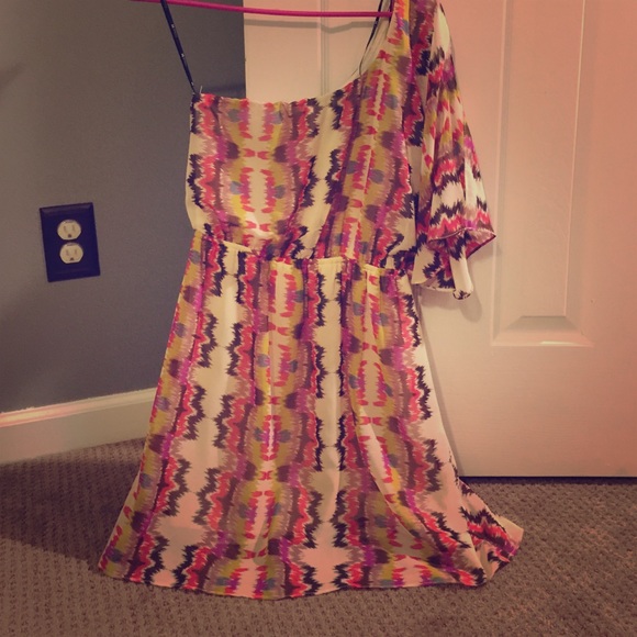 Forever 21 one shoulder dress