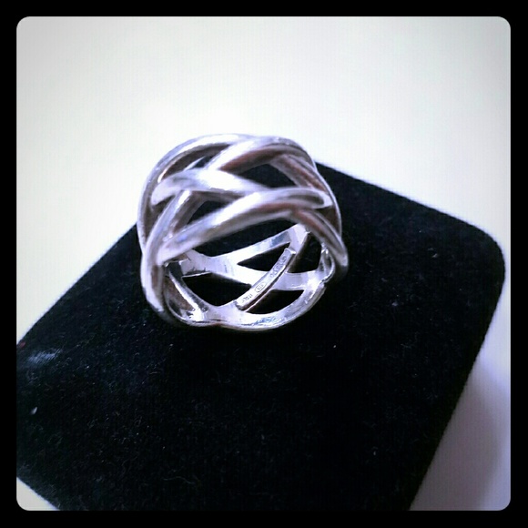 Tiffand and Co braided knot ring