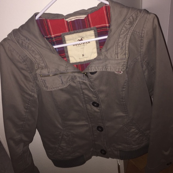 Gray Hollister Jacket