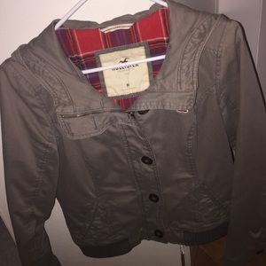 Gray Hollister Jacket