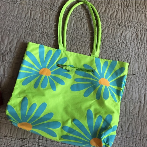 Floral Beach Tote
