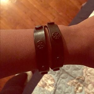 Tory Butch Leather Wrap Bracelet