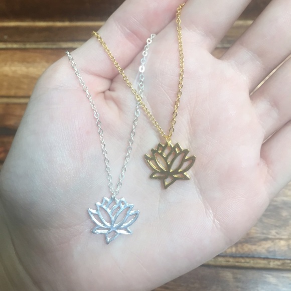 Lotus necklace
