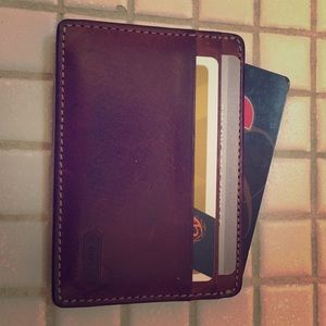 Coach money clip wallet