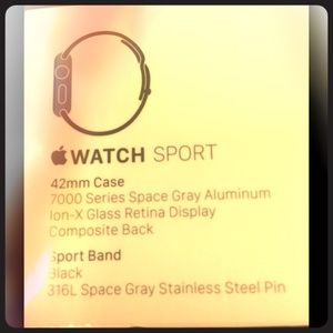 Apple watch in opened box