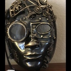 Steampunk Locutus Full Face Quality Halloween Mask