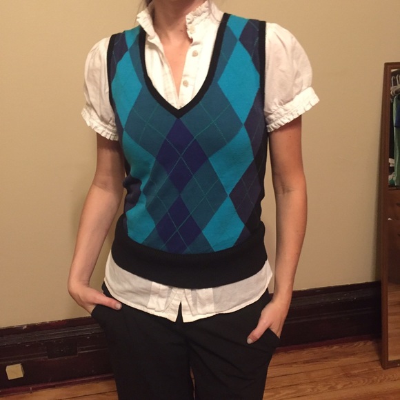 The Limited Argyle Sweater Vest