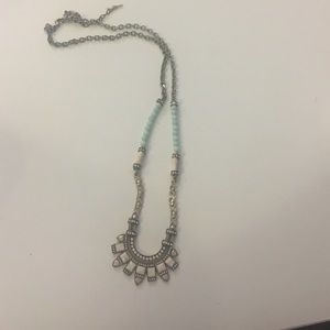 Long statement necklace
