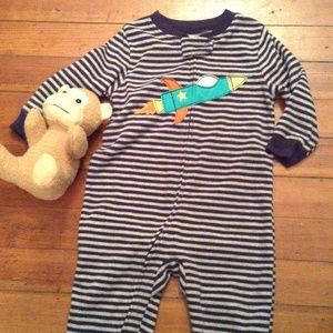 CARTERS Baby One Piece Fleece PJs 18-24M