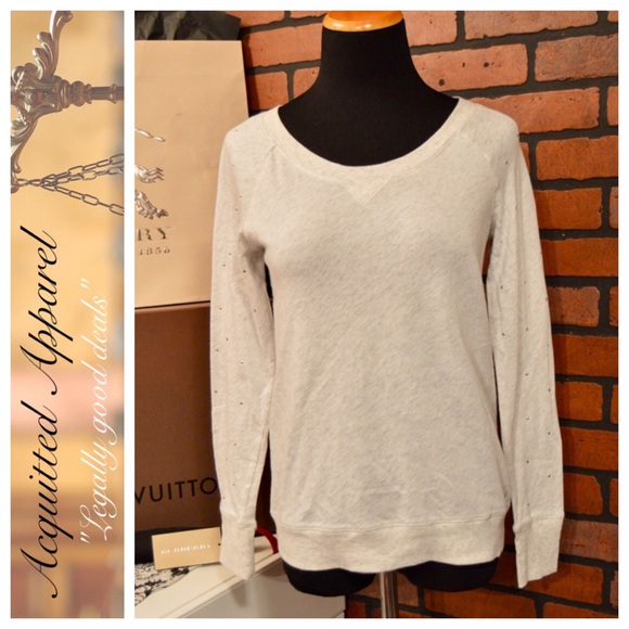 Victoria's Secret Tops - Victoria's Secret Bling Sleeve Sweatshirt