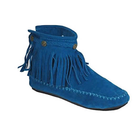 51twenty Shoes - 🆕BLUE MOCCASIN BOOTIES