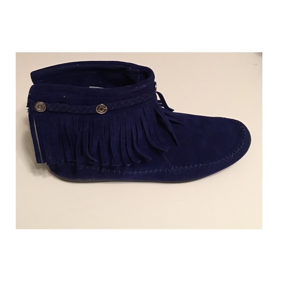 🆕BLUE MOCCASIN BOOTIES - Picture 3 of 4