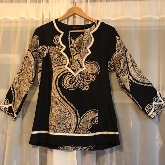 Women's BCBG MAX AZRIA Long Sleeve Blouse Size XS
