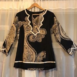 Women's BCBG MAX AZRIA Long Sleeve Blouse Size XS