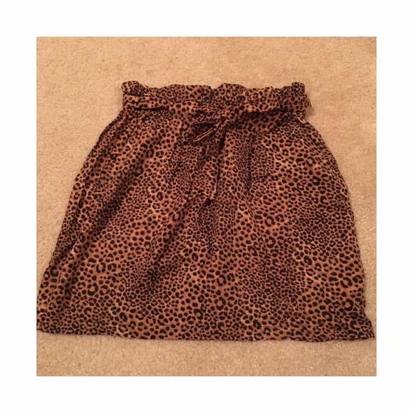 Cheetah Print Fall Skirt