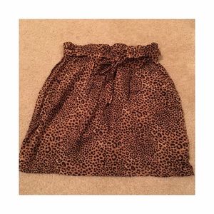Cheetah Print Fall Skirt