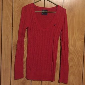 American eagle size large red sweater!