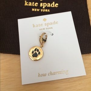 Kate Spade paw charm