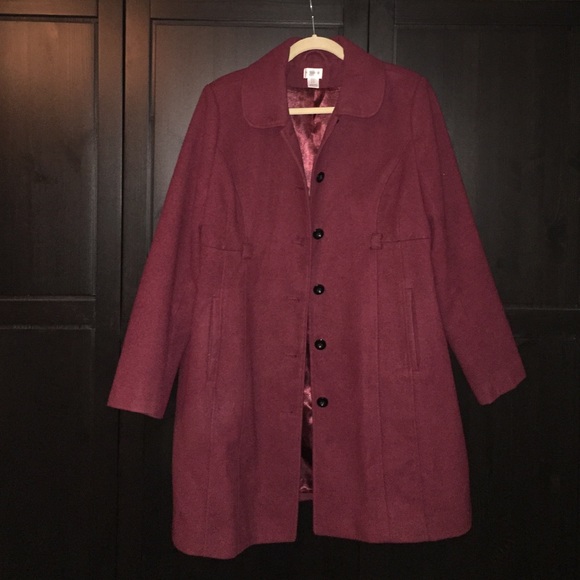 [maternity] knee length winter coat