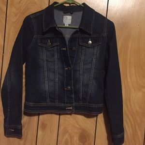 Worn once jean jacket children's place Sz 14 XL