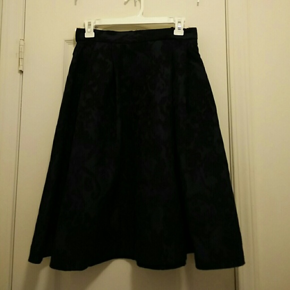 High waisted midi skirt