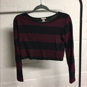 Long Sleeve Crop Top