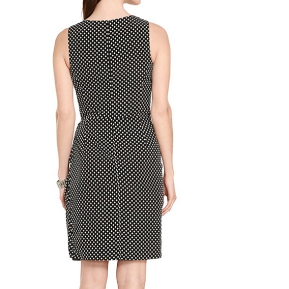 (Size 18) Lauren Ralph Lauren Black and White Ruffled Dress - Picture 2 of 3