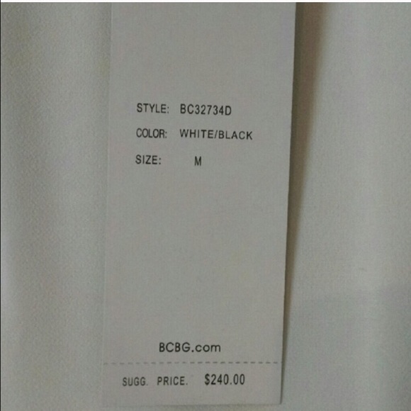 BCBG MaxAzria black and white color block dress - Picture 3 of 4