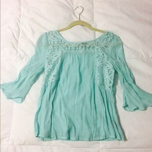 Cute turquoise blouse