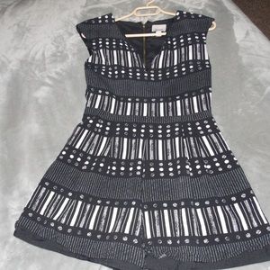 Black and White Romper