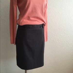 Banana republic charcoal black skirt