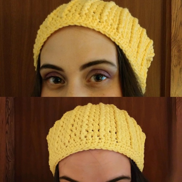 Hand Crocheted Genuine Beanie Hat - Picture 2 of 4