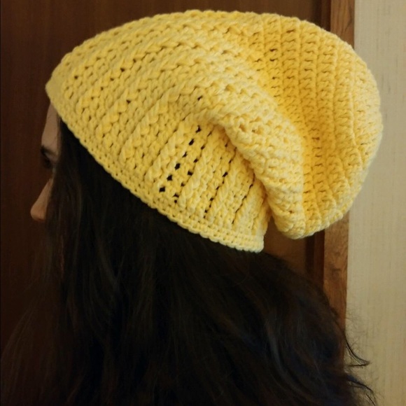 Hand Crocheted Genuine Beanie Hat - Picture 3 of 4