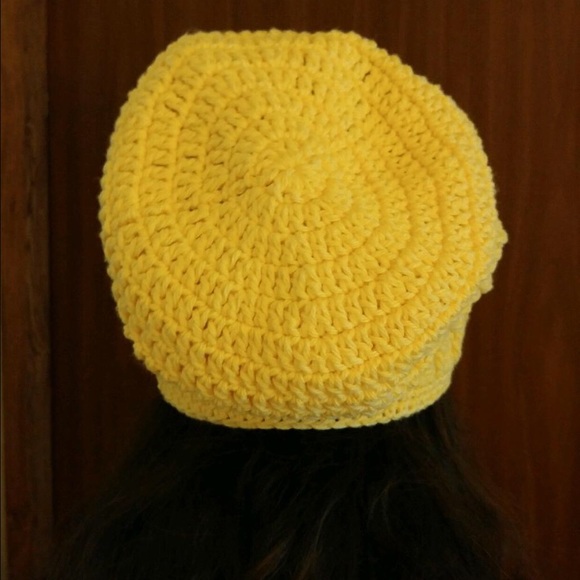 Hand Crocheted Genuine Beanie Hat - Picture 4 of 4