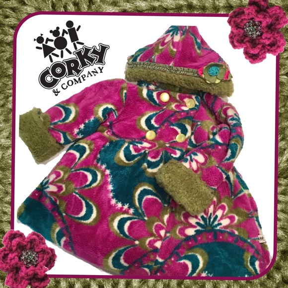 CORKY & CO.  Boutique Girl's Funky Coat ~ Size 6