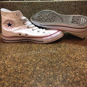 White Converse All Stars
