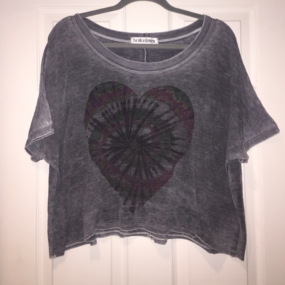 Oversized crop tee