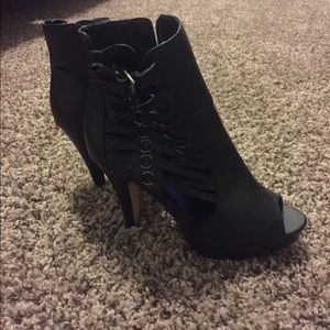 Madden girl peep toe booties