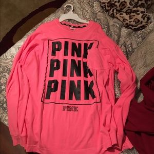 PINK short sleeve and long sleeve