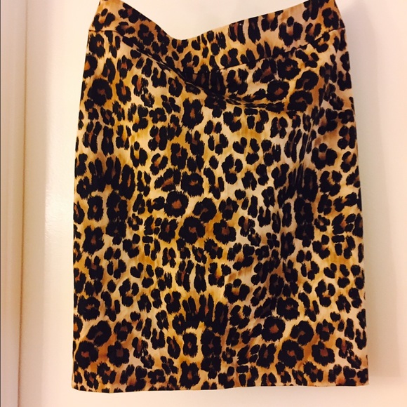 Charter Club 10 Petite Cheetah skirt