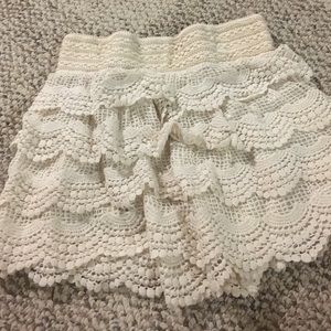 Lace shorts