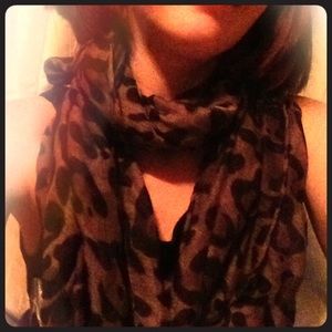 Leopard print Infinity scarf