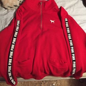 VS PINK half zip