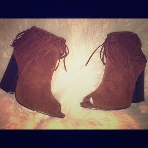 Just Fab Suede Booties