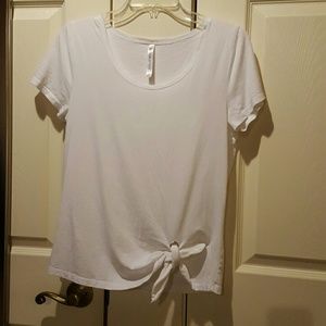 Fabletics tie front tshirt