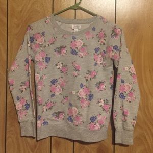 Like new children's place floral sweatshirt. Sz 14