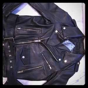 Leather Moto Jacket