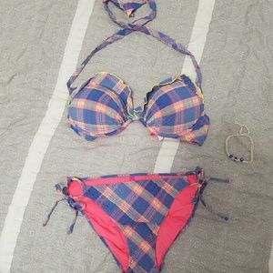 Like new! Plaid Victoria's Secret bikini
