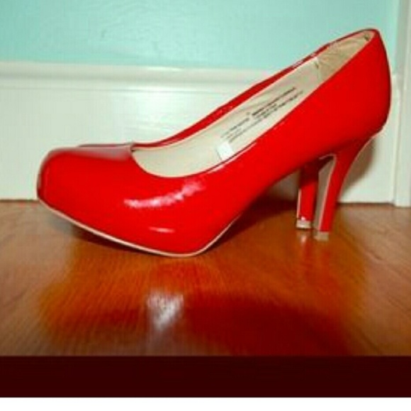 Red Patent Leather Heels